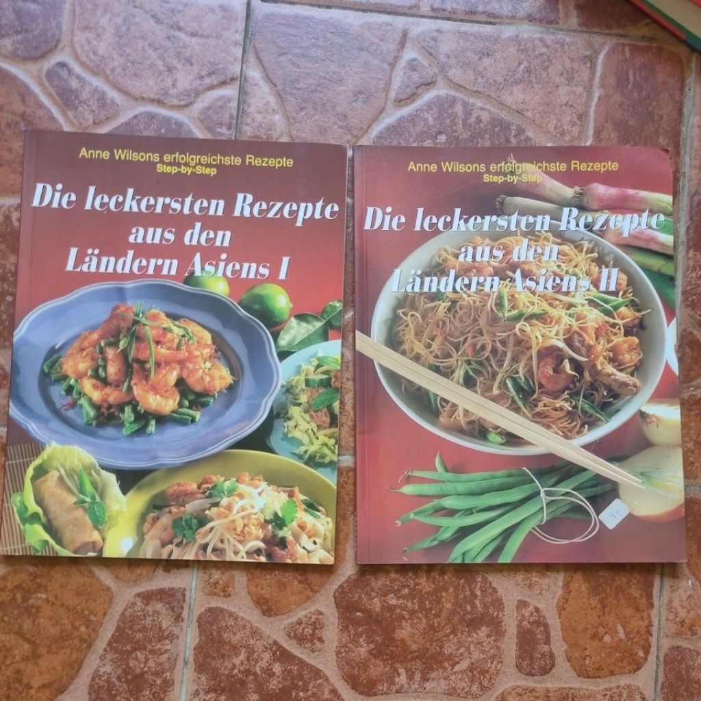 ASIAN STATE COOKING BOOK BOOK BOOK 1 & 2.