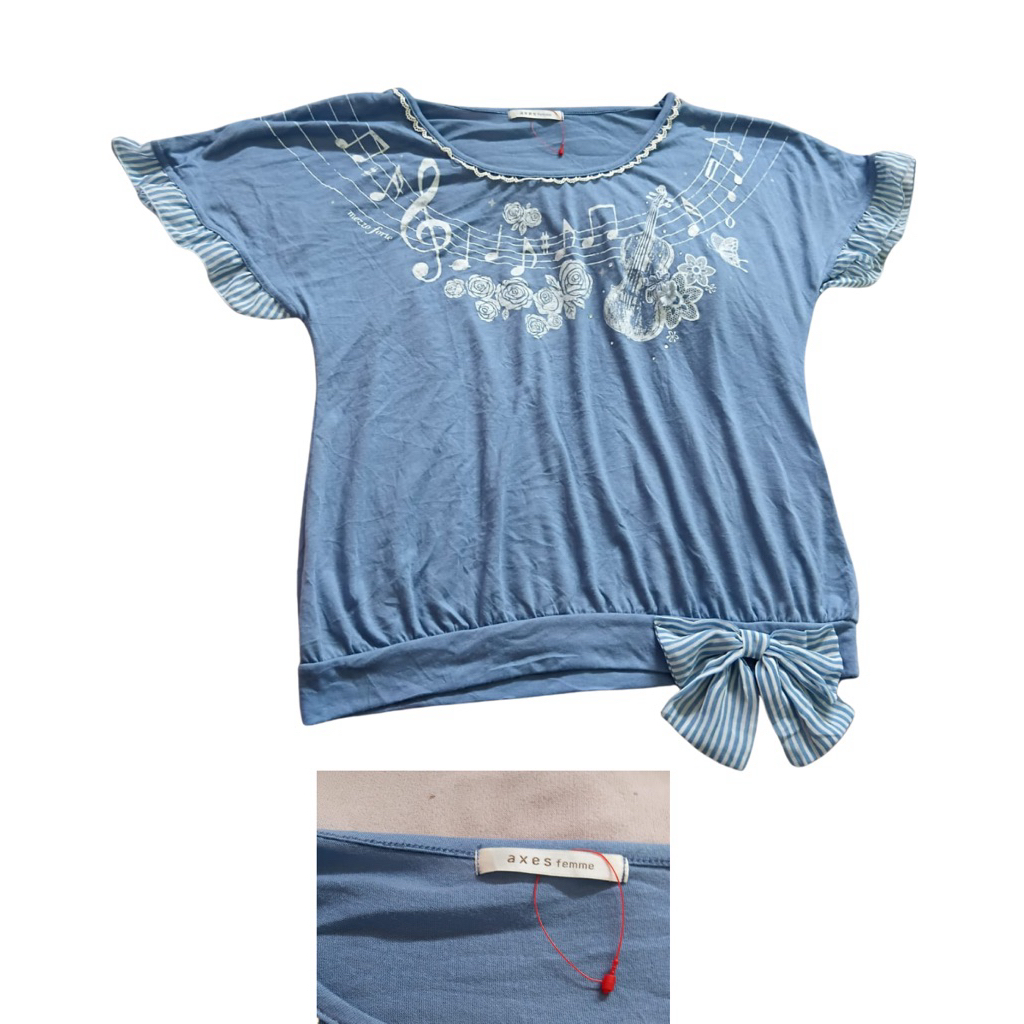 Axes femme แขนยาวสีดํา