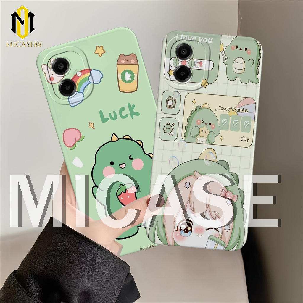 เคส Samsung A07 - A06 - A05 - A04 - A04e - A03 Core Softcase - Flex Procamera - Silicone Motif Din0