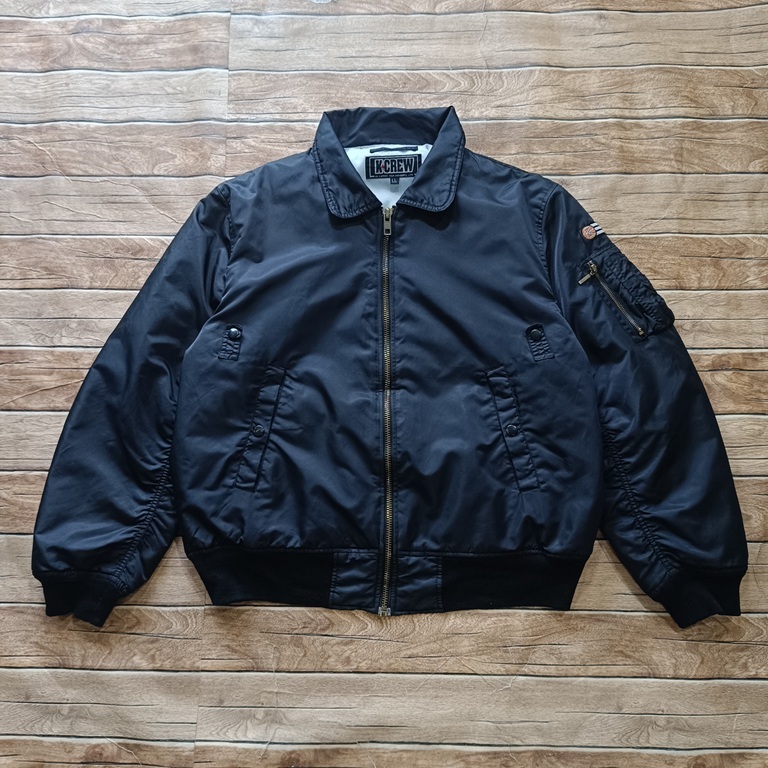 เสื้อแจ็คเก็ต bomber MA-1 KCREW สีดํา ไซส์ LL