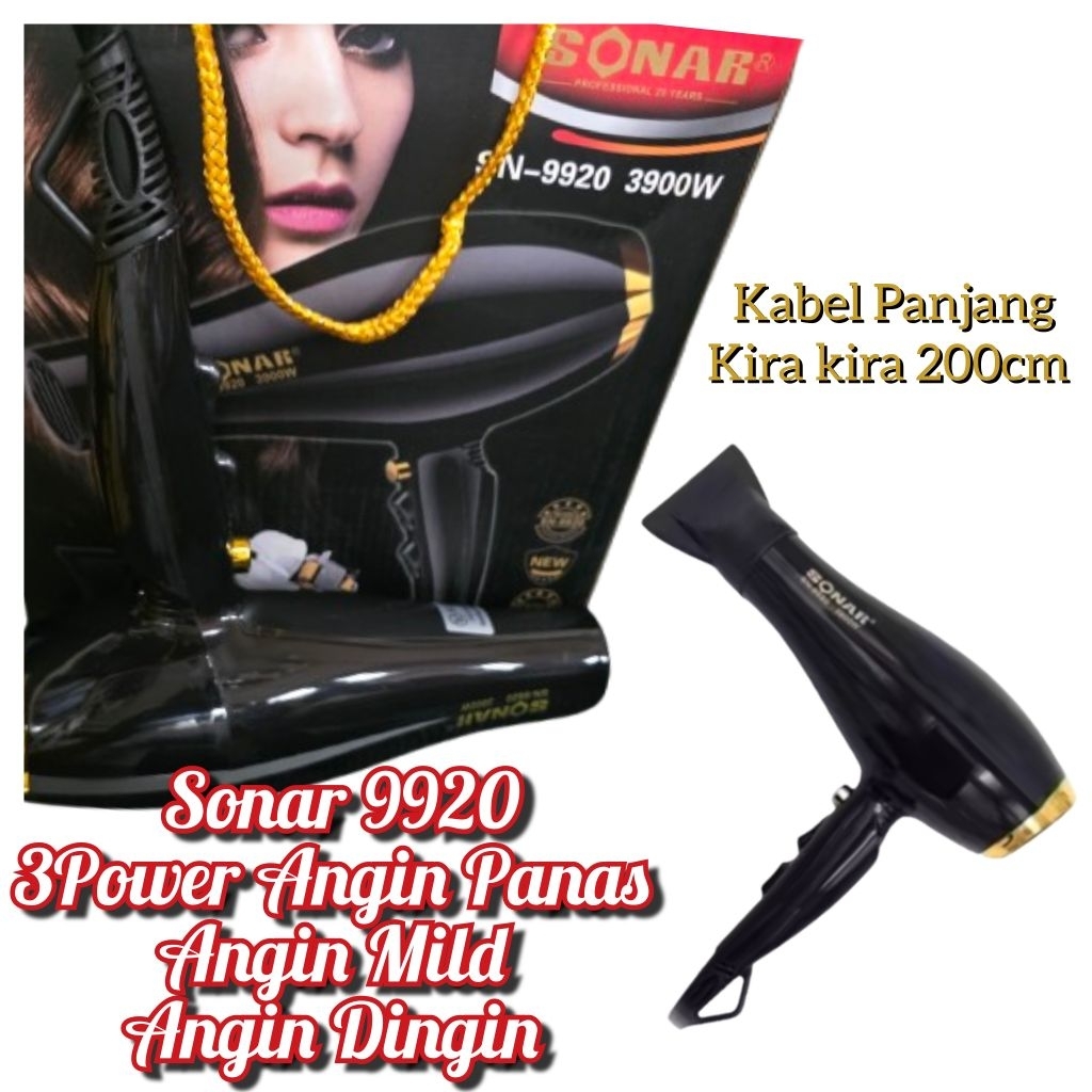 เครื่องเป่าผม Sonar Sn 9920 ดั้งเดิม
