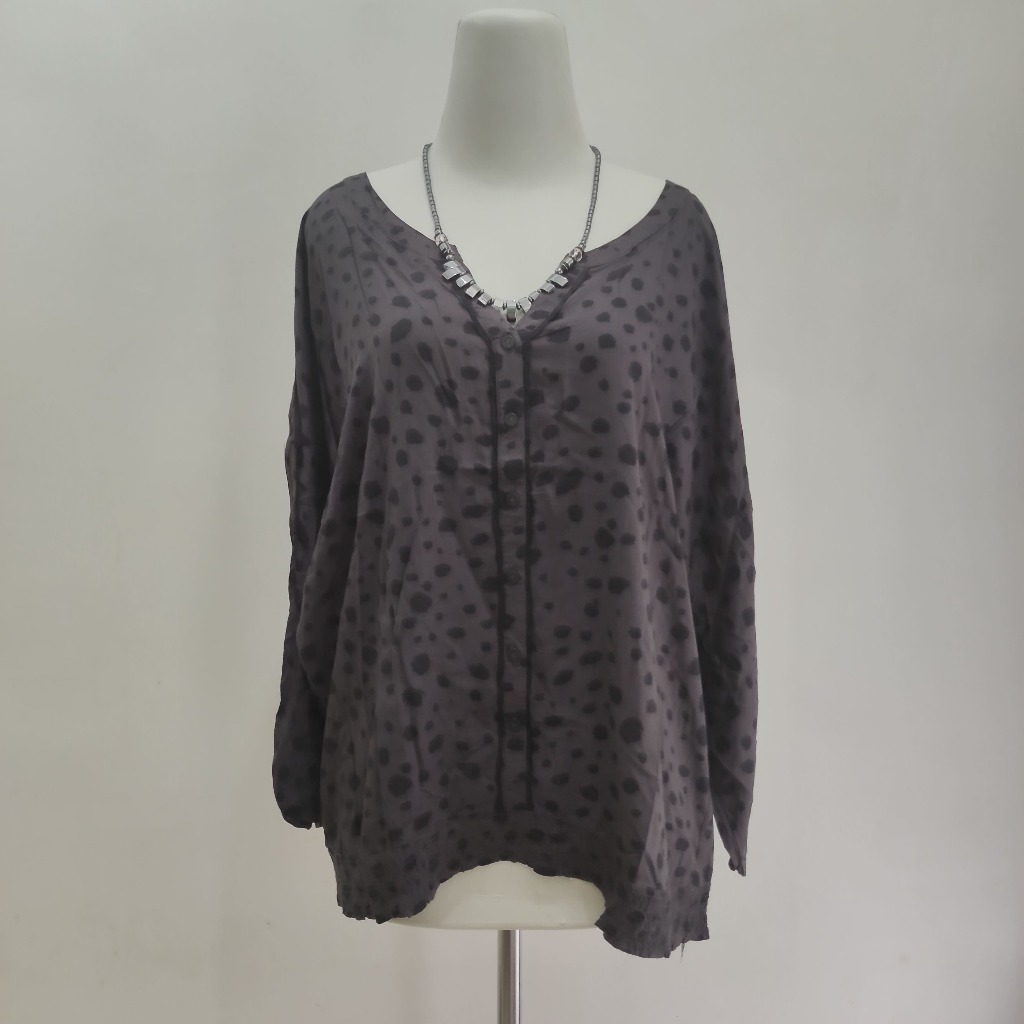 เสื้อเชิ้ตผู้หญิง Esprit Original Preloved - เสื้อลายจุดเหนียวระดับพรีเมียม (AVCBB121)