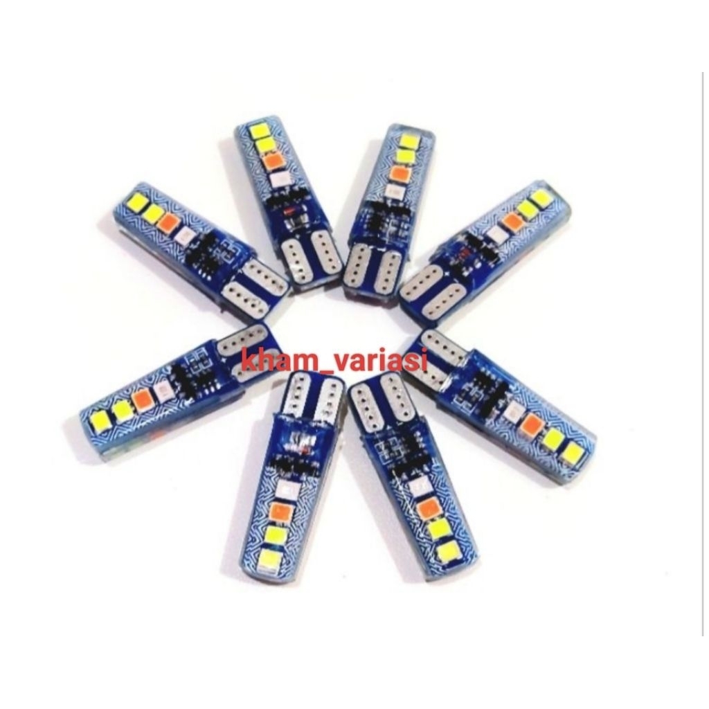 ราคาส่งพิเศษสําหรับ t13 jelly รุ่น 4 สี RGB flash / jelly plug-in 4 สี RGB 8 led กระพริบ