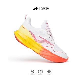 NOXSA STRIVO - Sepatu Running pria wanita noxsa strivo putih merah - Sepatu olahraga Lari unisex