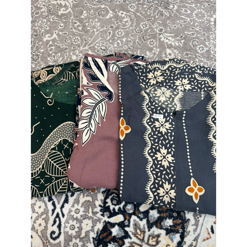 GONGG PRICE PACKAGE CONTAINS 3 UMBRELLA DRESS (AMANDA DUSTY+LINA DENIM+NABILA EMERALD) || By Camelia