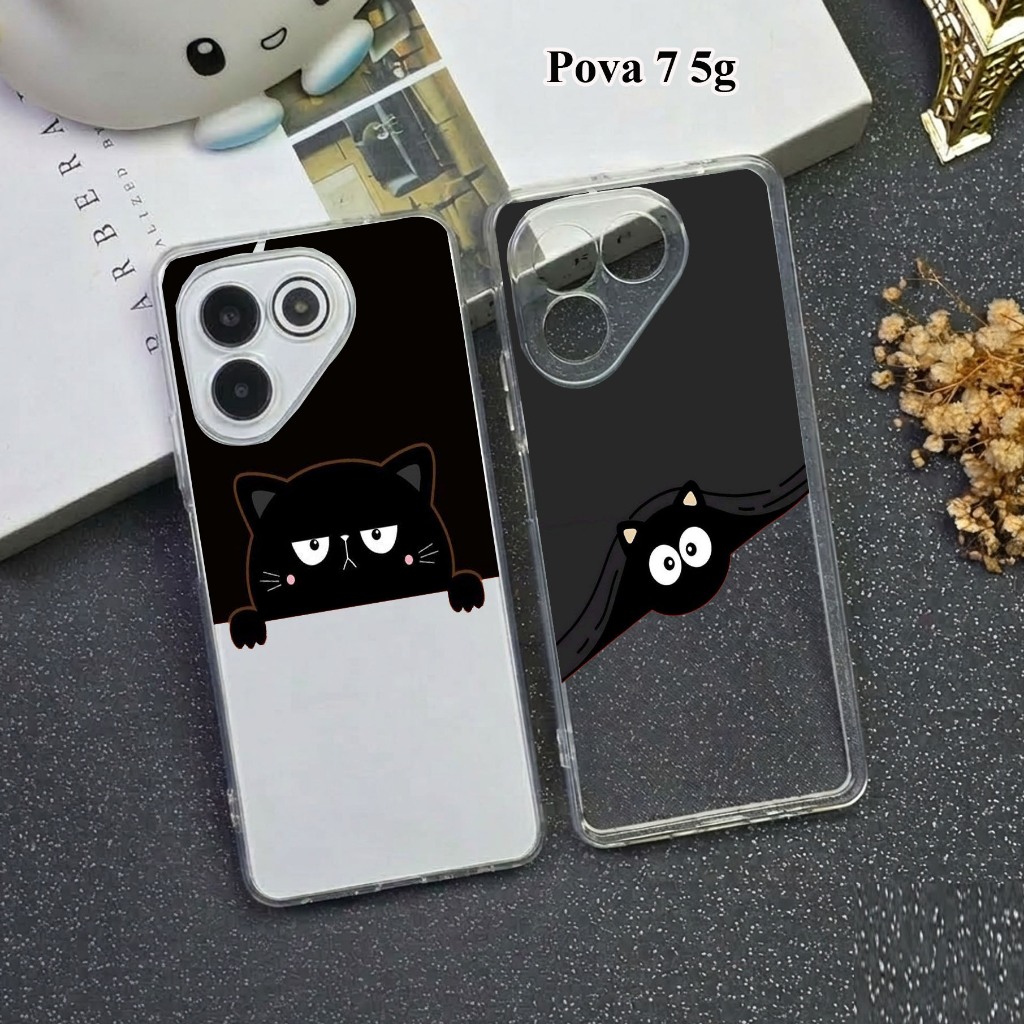 เคสใส Hp Tecno Pova 7 5g 2 Neo 2 6 5 Neo 5 3 5g 4 Pro 6 Pro Camon 40 Spark Go 1 Softcase Custom N 19