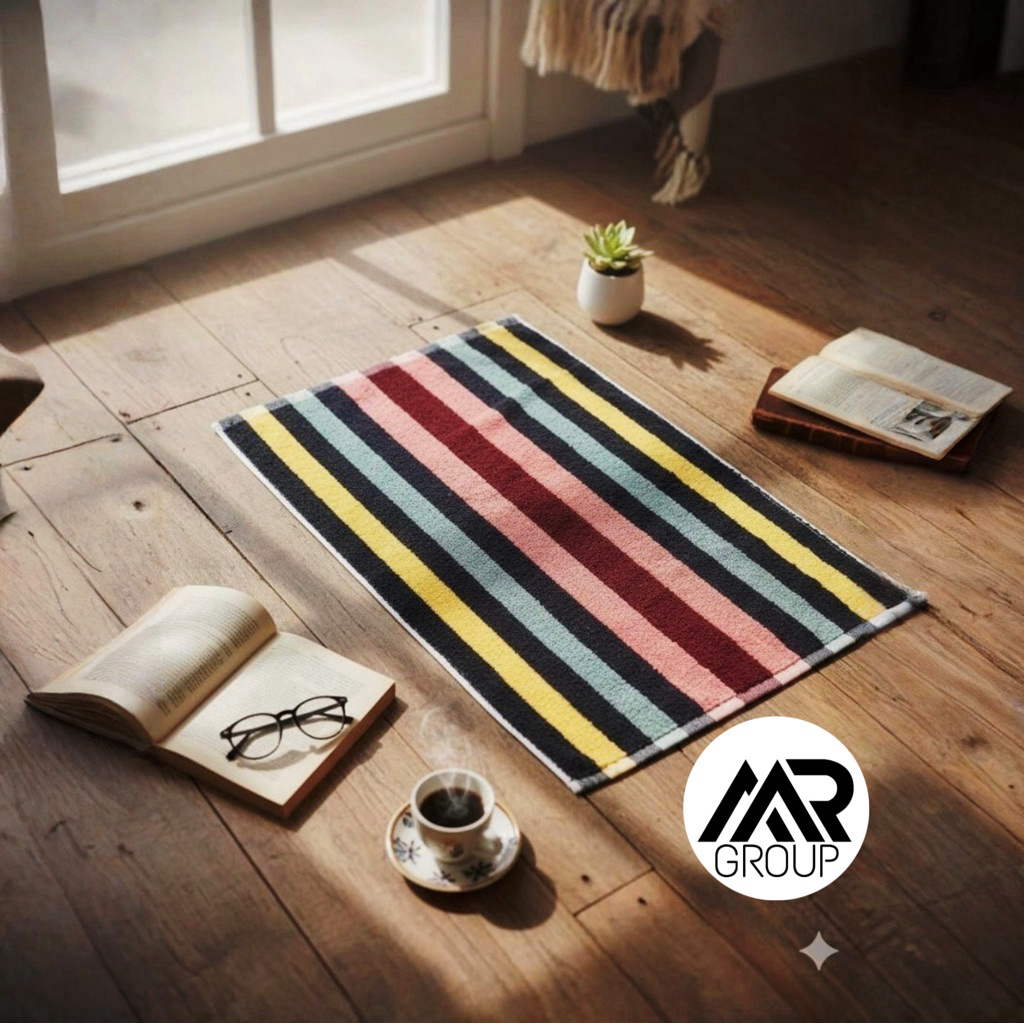 MR.GROUP - 40X60 ซม. ผ้าขนหนูลายทางและน้ํา ABSORB และ