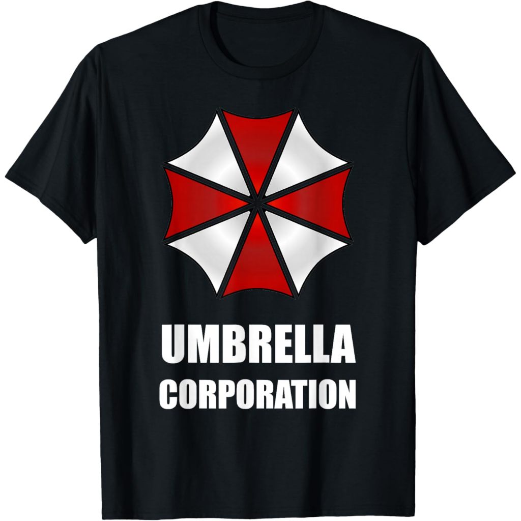 KATUN 24s ผ้าฝ้ายเสื้อยืดตลก Gamer ร่ม Corporate Evil Zombie Apocalypse เสื้อยืด