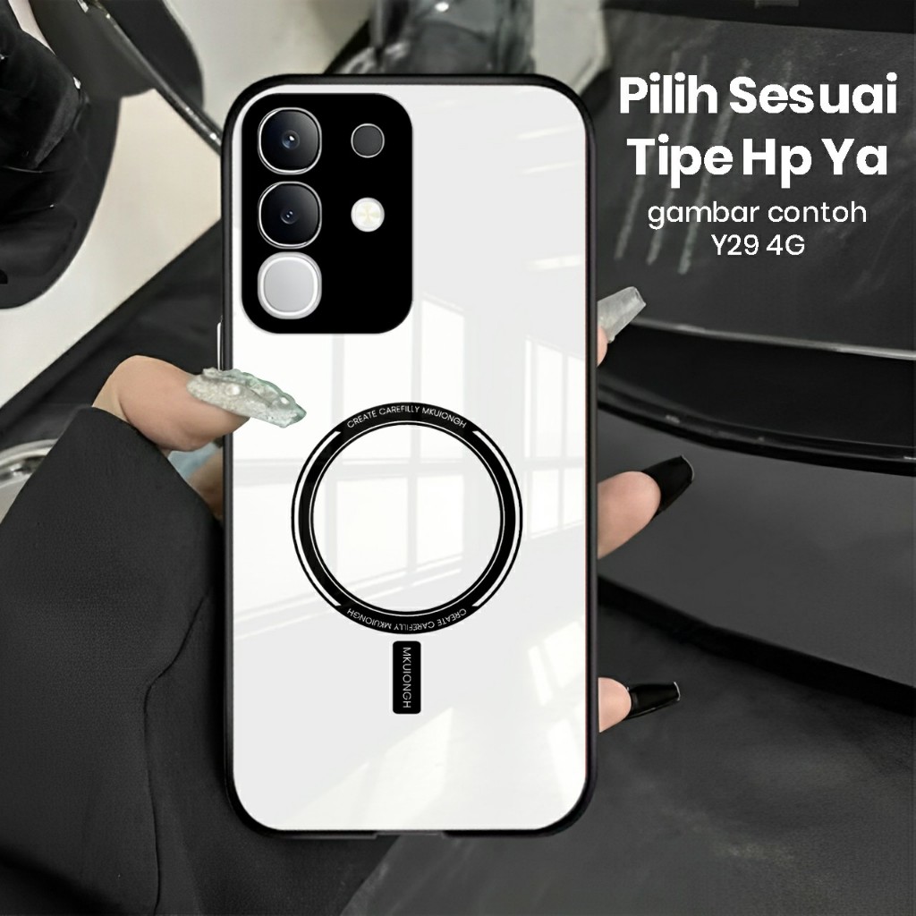 เคส VIVO Y29 4G - Softcase - เคสล่าสุด - เคส VIVO Y29 4G glass softcase (U 662)