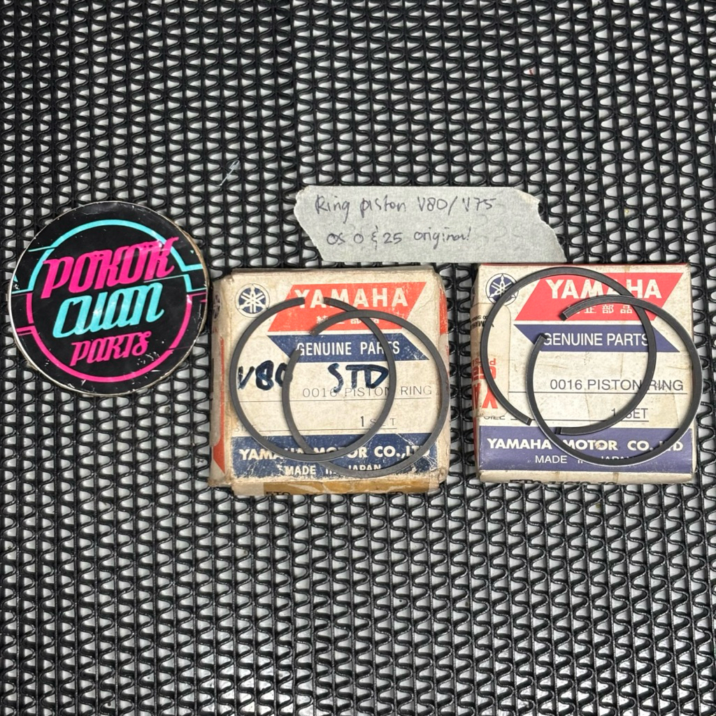 แหวนลูกสูบ V80 V75 ดั้งเดิม 5T0 OS 0 25 50 75 100