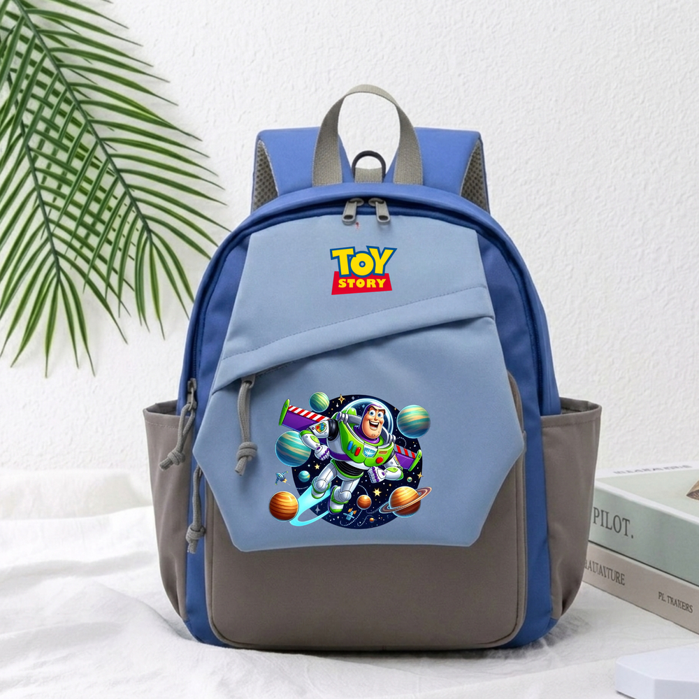Catenzo - กระเป๋าเป้เด็กน้ําหนักเบาสําหรับโรงเรียนอนุบาล/ก่อนวัยเรียนพร้อมภาพ Buzz Lightyear เหมาะกั