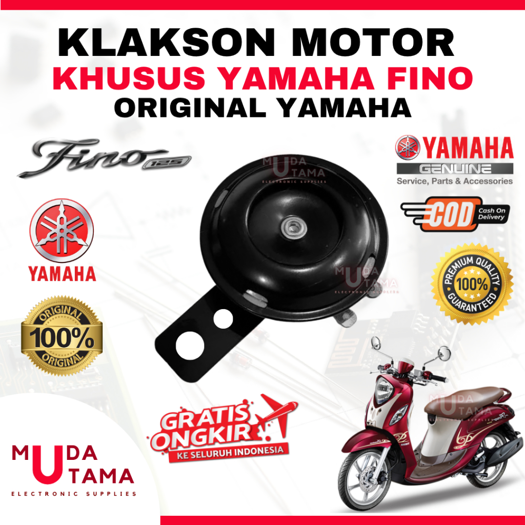 YAMAHA FINO Horn - ต้นฉบับ YAMAHA | YAMAHA FINO แตรมอเตอร์ไซค์ | แตร FINO ดั้งเดิม | แตรมอเตอร์ไซค์ 