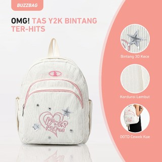 Buzzbag - Ins Tas bahu kuning telur tas ransel mini baru yang lucu tas sekolah kecil
