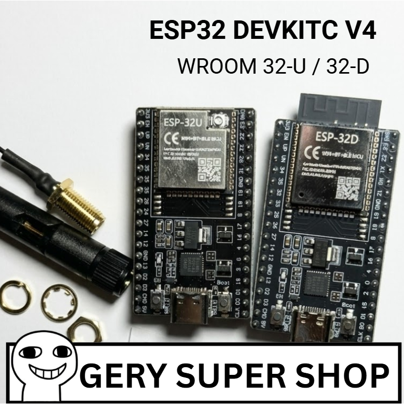 ESP32 DEVKITC V4 WROOM-32U 32D 38Pin CP2102