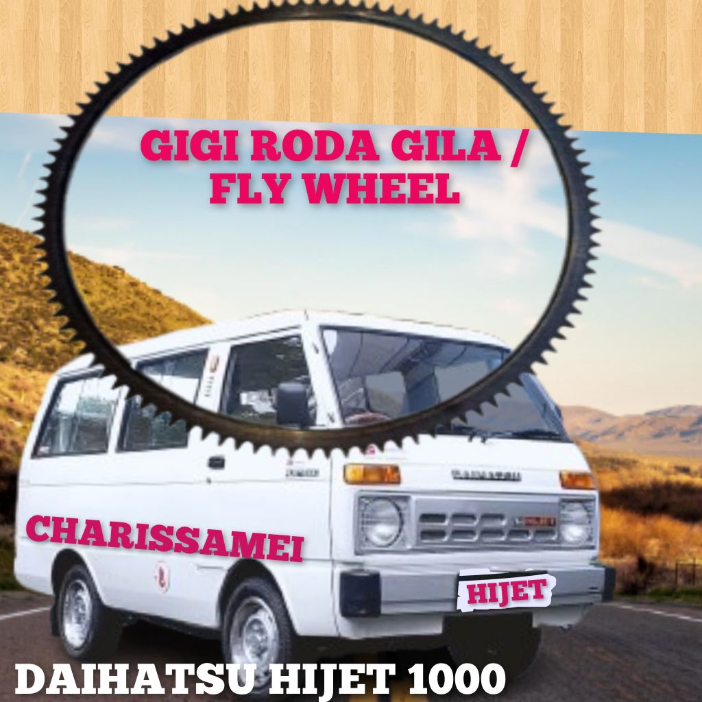 FLY WHEEL HIJET 1000 S75 CB-20 ZEBRA S88 CB-23 1000CC 3 SILIDER