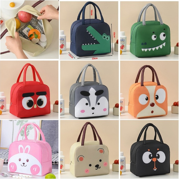 Insulated Cute Small Lunch Bag, Small Lunch Bag, Childrens Lunch Bag with Cute Motives – KT1