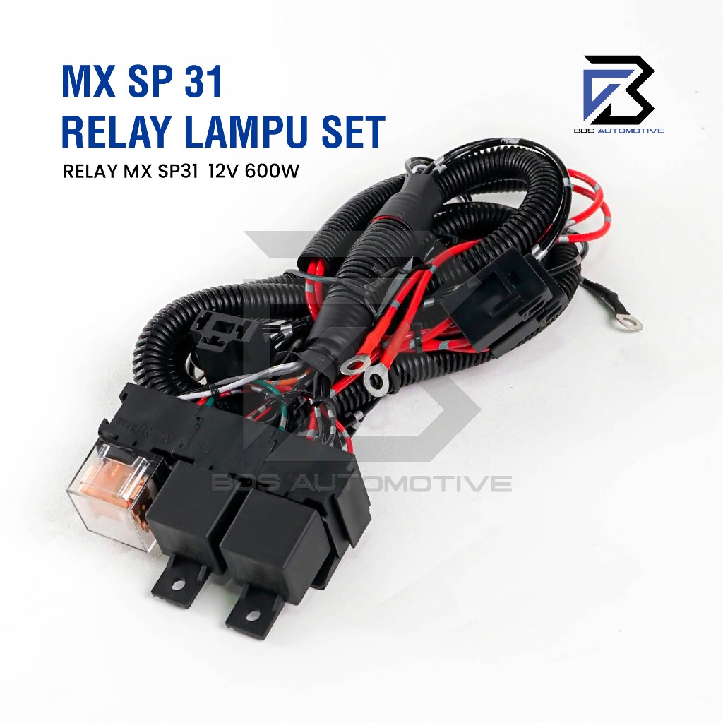 [MX] BOSCH SP Series 3 H4 ชุดสายรีเลย์ไฟหน้ารถ 12v รีเลย์สําหรับ 2 ไฟหน้ารถสากล ราคา ถูกที่สุด ดีลบีเคเค แกลเลอรีภาพที่ 4