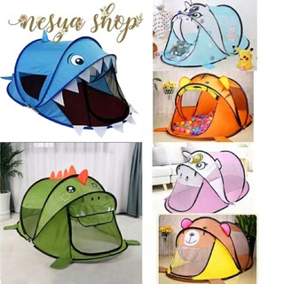 Tenda Anak Otomatis Motif Karakter Lucu, Mudah Dilipat dan Disimpan
