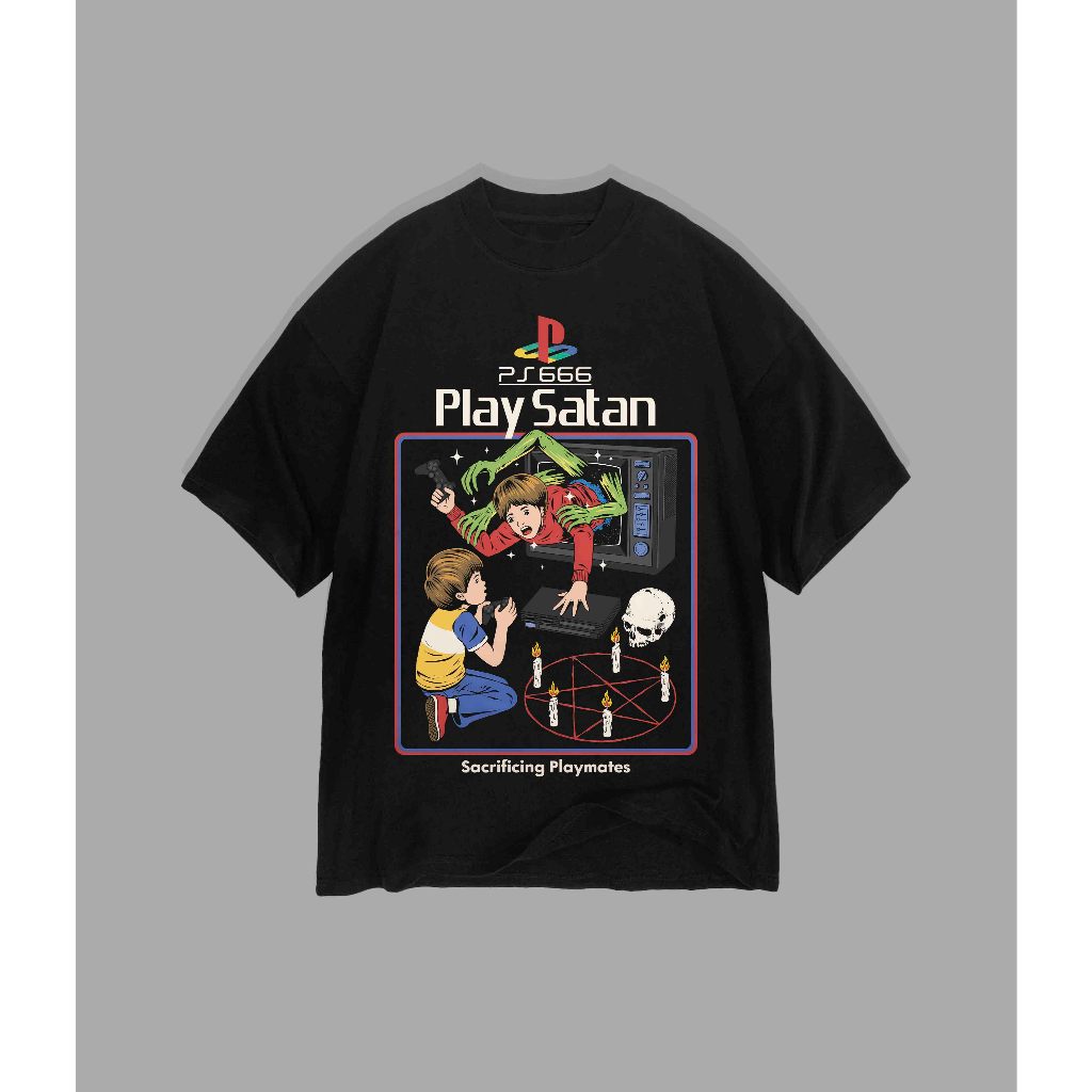 เสื้อยืด Play Satan666 - เพลย์แมทสังเวย