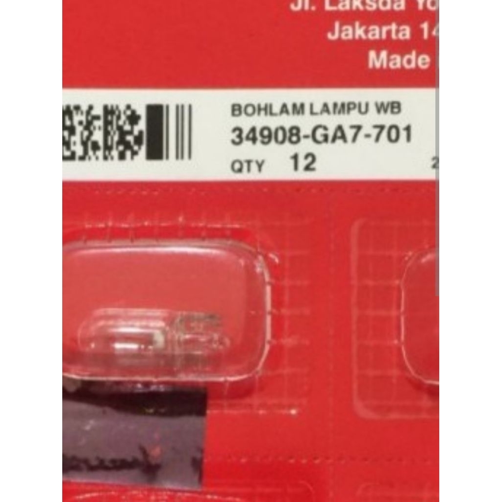 34908-GA7-701 HGP AHM 100% ORIGINAL DOP KOTA VARIO SUPRA X 100 VARIO 110 MATIC 34908GA7701