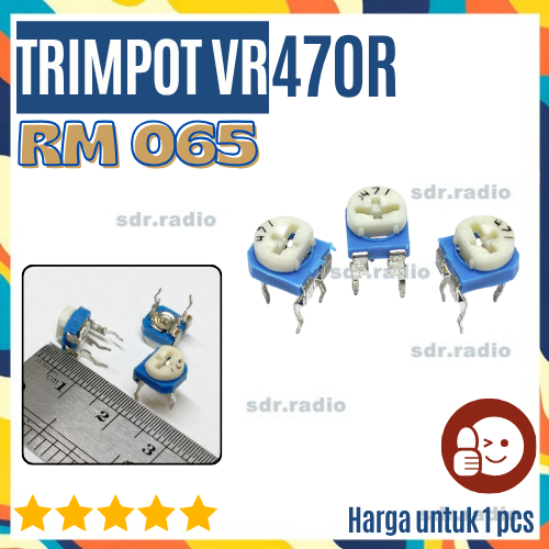 VR 470 โอห์ม 470 471 Trimpot Trimmer Variable Resistor VR RM065 RM-065