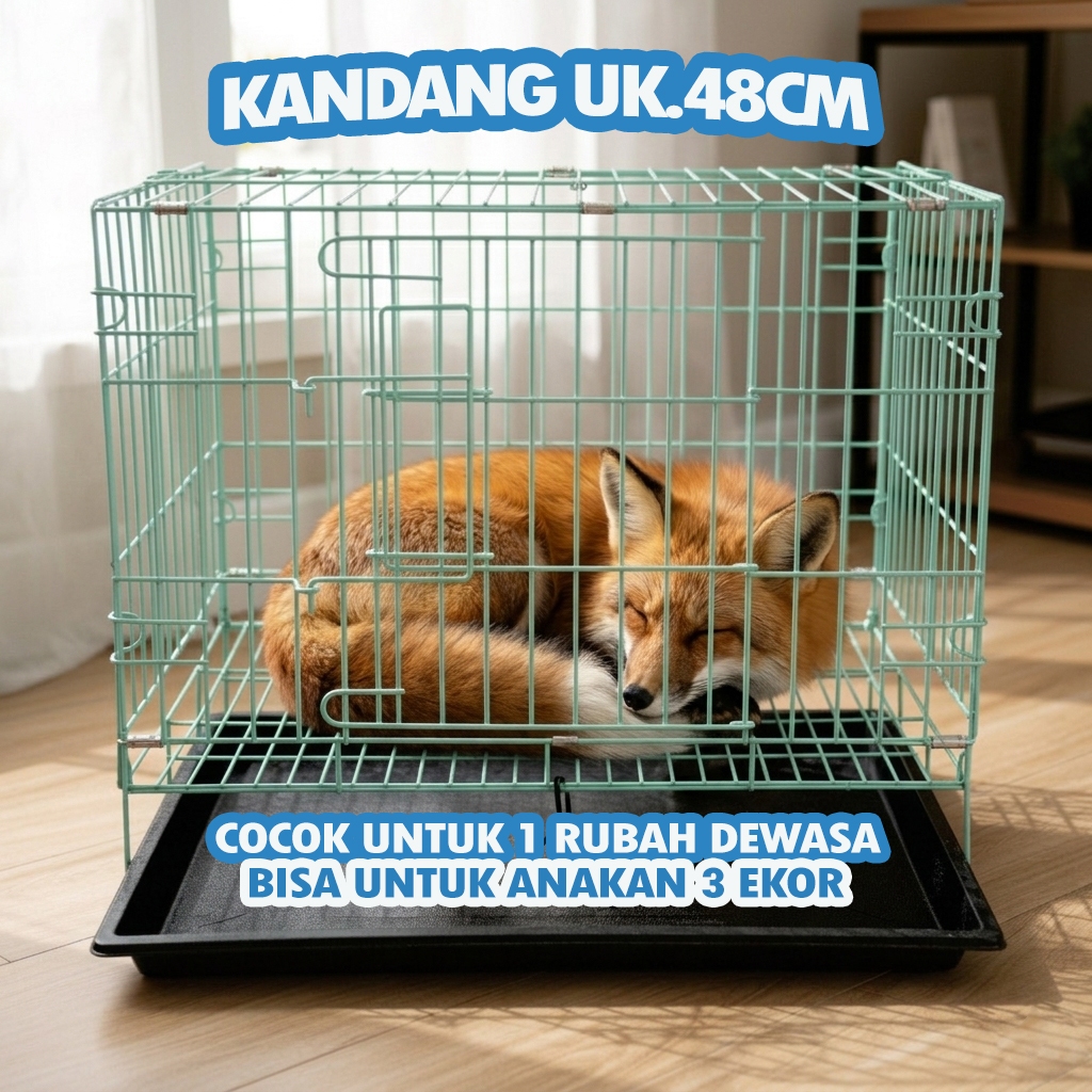 GOOSE CAGE UK.48 - ฟรี LADDER RACK, NAME TAG, TRAY - UK.48 X 30 X 38, สามารถพับได้
