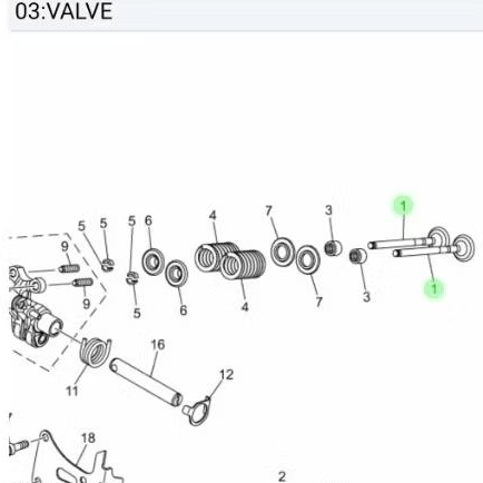 วาล์วร่มไอดีวาล์วน้ํามันไอเสียไฟ Yamaha Nmax เก่า Nmax New Nmax Turbo BK6-E211-00 (OIL) B3F-E211-00 