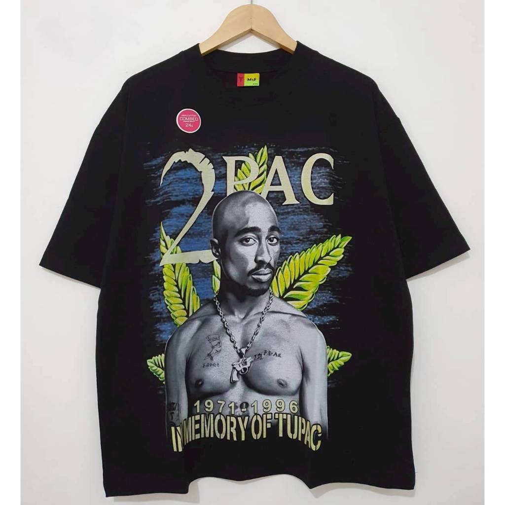 OVERSIZE MUSIC 2PAC IN MEMORY OF TUPAC T-SHIRT