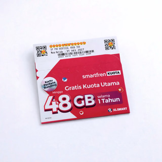 Kartu Perdana Smartfren Bonus Kuota 1GB (Bukan 48GB) Segel, 31-DES-2027