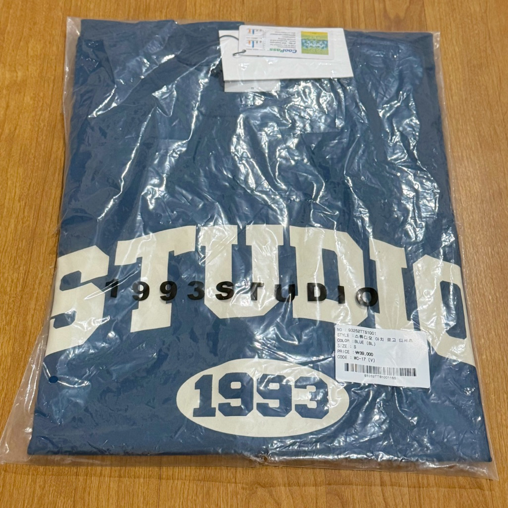 READYstudio T-Shirt Young K T-Shirt 1993 studio Blue size S Original 1993