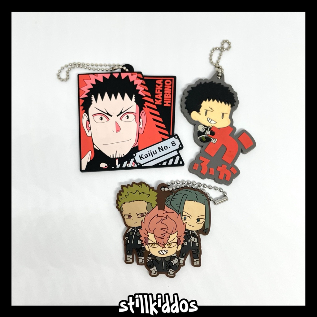 OFFICIAL MERCHANDISE [ KAIJU NO.8 ] พวงกุญแจยาง kaiju no.8 hibino kafka ของแท้
