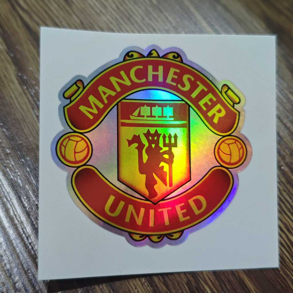 MANCHESTER UNITED MU LOGO สติ๊กเกอร์มอเตอร์ไซค์ - HOLOGRAM
