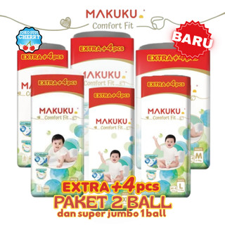 [2 BAL] MAKUKU FIT [L44 / M42 / XL38] ATAU SUPER JUMBO (PLUS 4) [M66 / L58 / XL48)