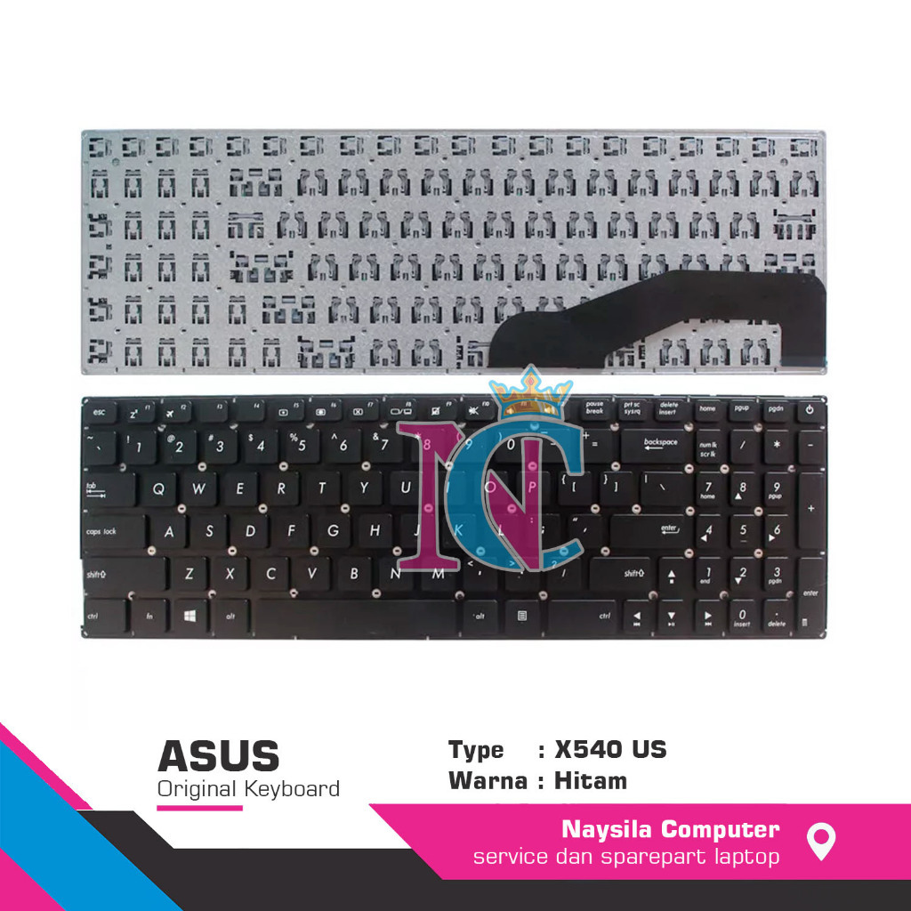 ASUS X540 X540M X540N X540B X540L X540LA X540LJ X540S X540SA X540SC K540L คีย์บอร์ด