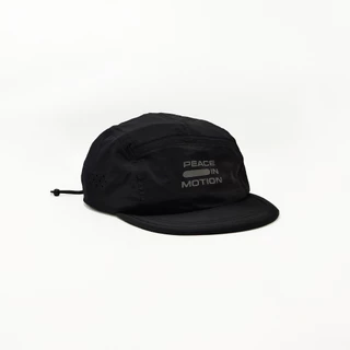 Skytraps Active Cap Crinkle หมวกวิ่งกิจกรรมกลางแจ้งสําหรับผู้ชายและผู้หญิง - สีดํา