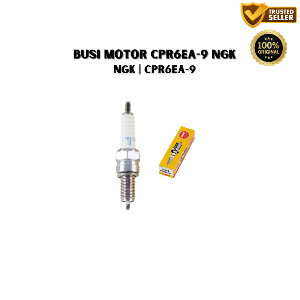 หัวเทียนมอเตอร์ไซค์ NGK CPR6EA-9 มาตรฐาน