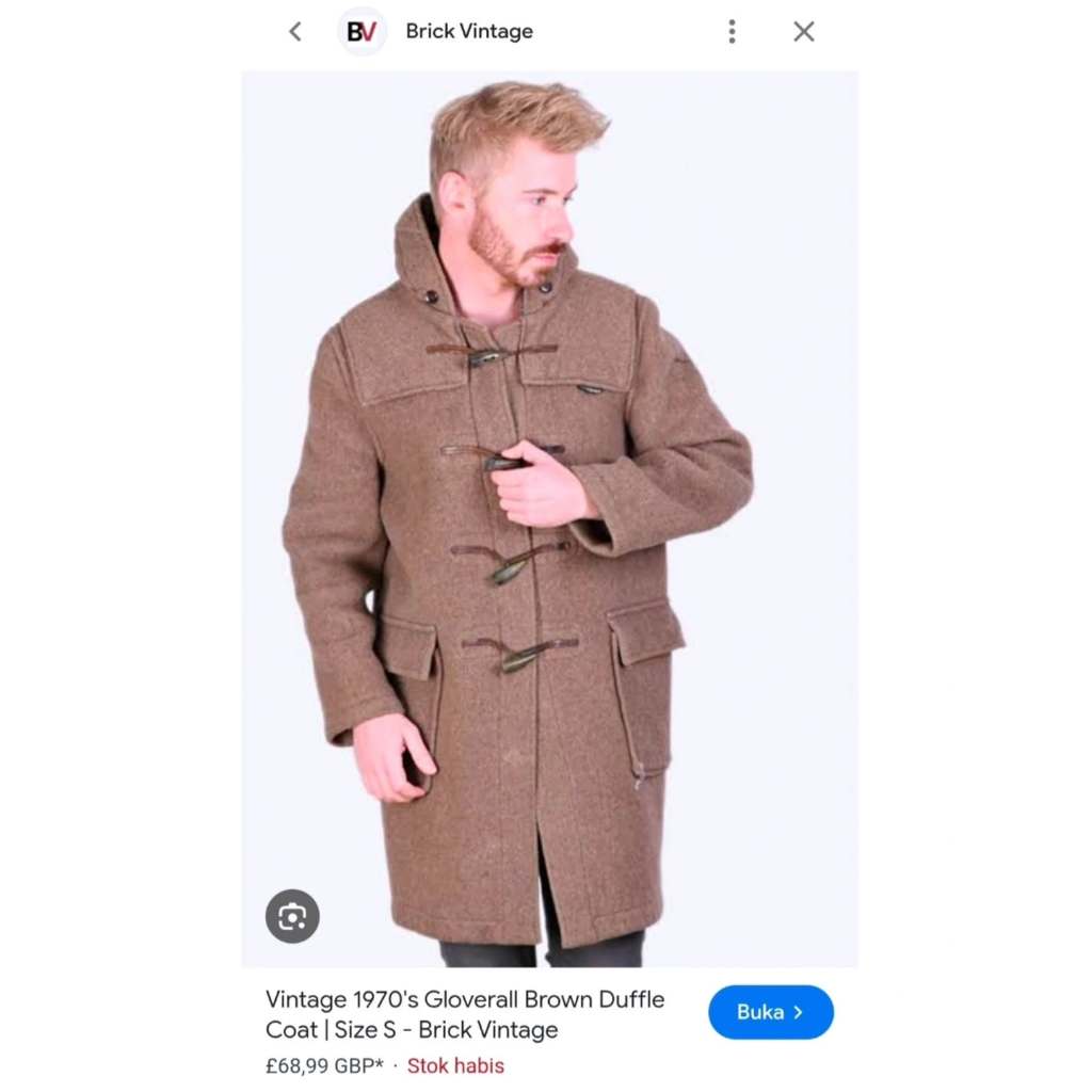 GLOVERALL เสื้อแจ็คเก็ต DUFFLE COAT SIZE XL ถึง XXL, LD 130