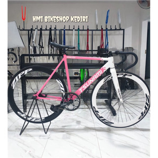 Fullbike Tsunami Snm100 Sepeda Fixie (700c) Banyak Pilihan Siap Pakai