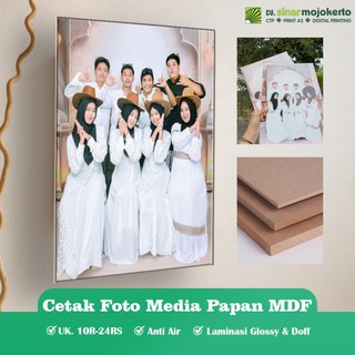 CETAK FOTO BESAR + BINGKAI KAYU MDF (KUALITAS HD) (10RS–24RS) Siap Pajang
