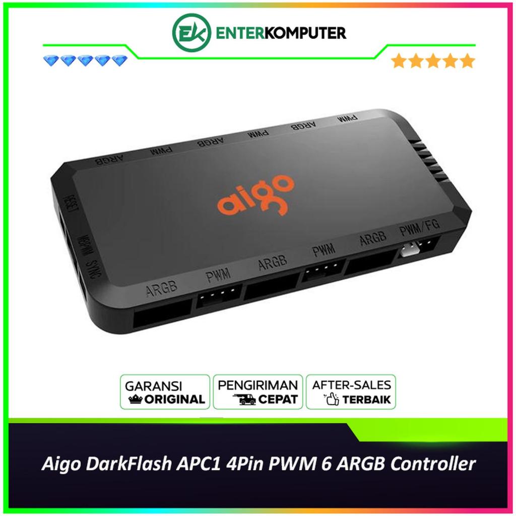 Aigo DarkFlash APC1 4Pin PWM 6 ARGB Controller