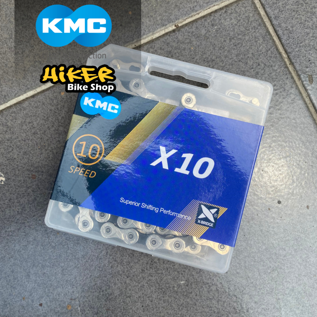 KMC X10 Silver 10 Speed X-Bridge Chain