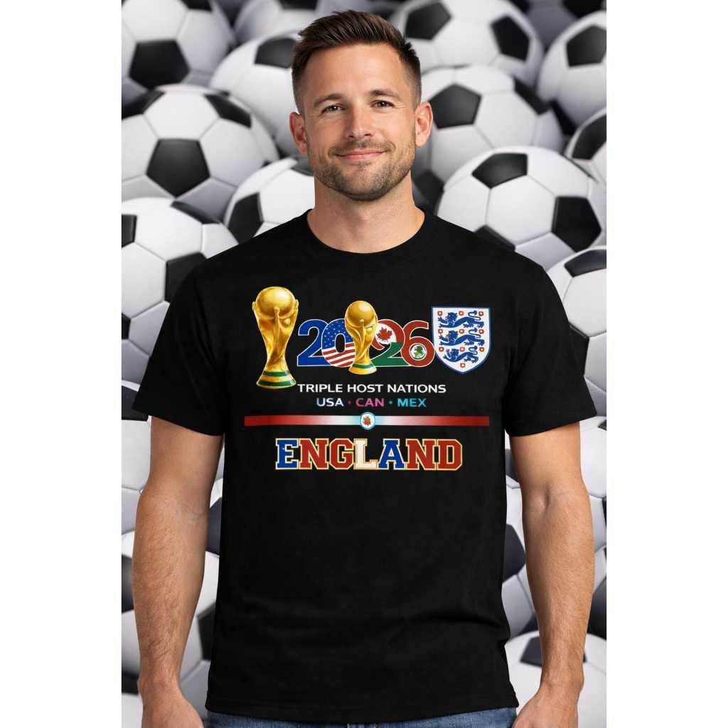 KATUN COTTON T-SHIRT/WORLD CUP FOOTBALL T-SHIRT/TEAM ENGLAND