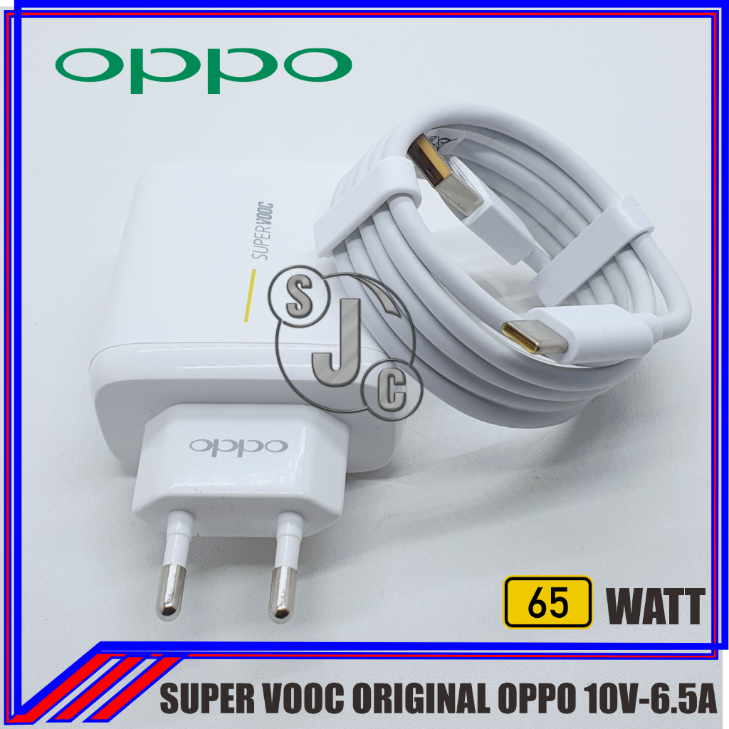 เครื่องชาร์จ Casan OPPO Reno 2 2F 3 4 5 5F 6 7 SE 7Z 8Z 8T 10 11 Pro 5G Super Vooc 65W 65 วัตต์ TYPE