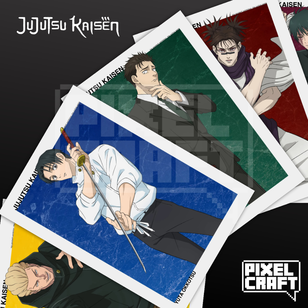 JUJUTSU KAISEN (BGE-TCG) โปสเตอร์ติดผนังตัวละครอนิเมะ - ขนาด A3