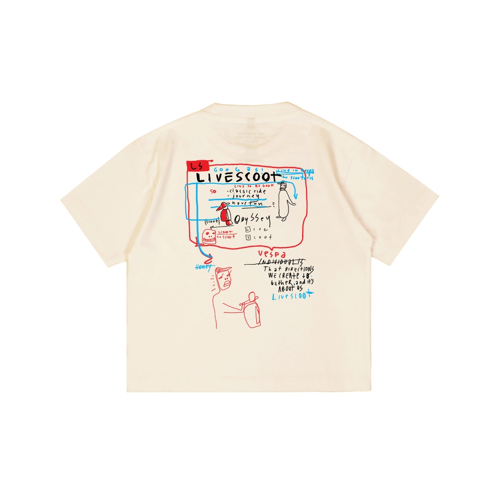 Livescoot Kids Short Sleeve Boxy I Kids T-Shirt - Howdy