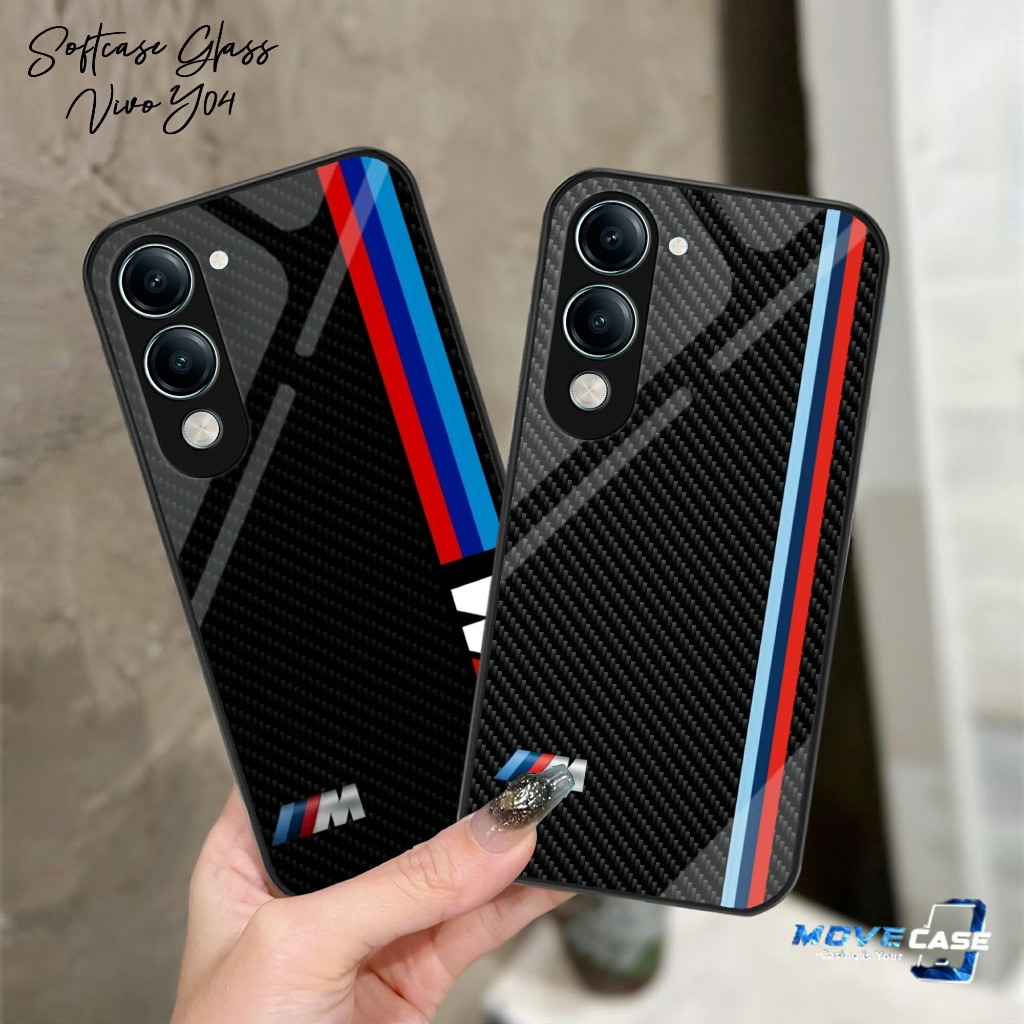 MV835 Softcase Glass VIVO Y04 - เคสซิลิโคน VIVO Y04 ล่าสุด - เคส VIVO Y04 ตัวป้องกันโทรศัพท์มือถือ