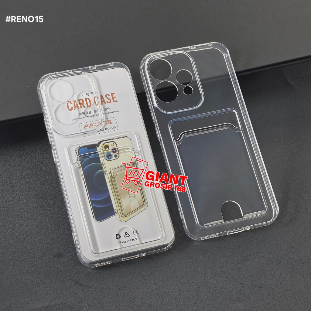 Oppo Reno 15 5G Oppo Reno 15F Oppo Reno 13F ช่องใส่การ์ดใสเคสใส่การ์ดOppo Reno 15 5G Oppo Reno 15F O