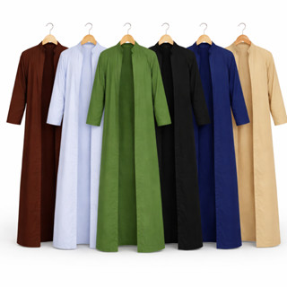 แจ๊กเก็ตผู้ชายมุสลิมผู้ใหญ่ | ไม่ซีทรู | เย็นนิ่ม