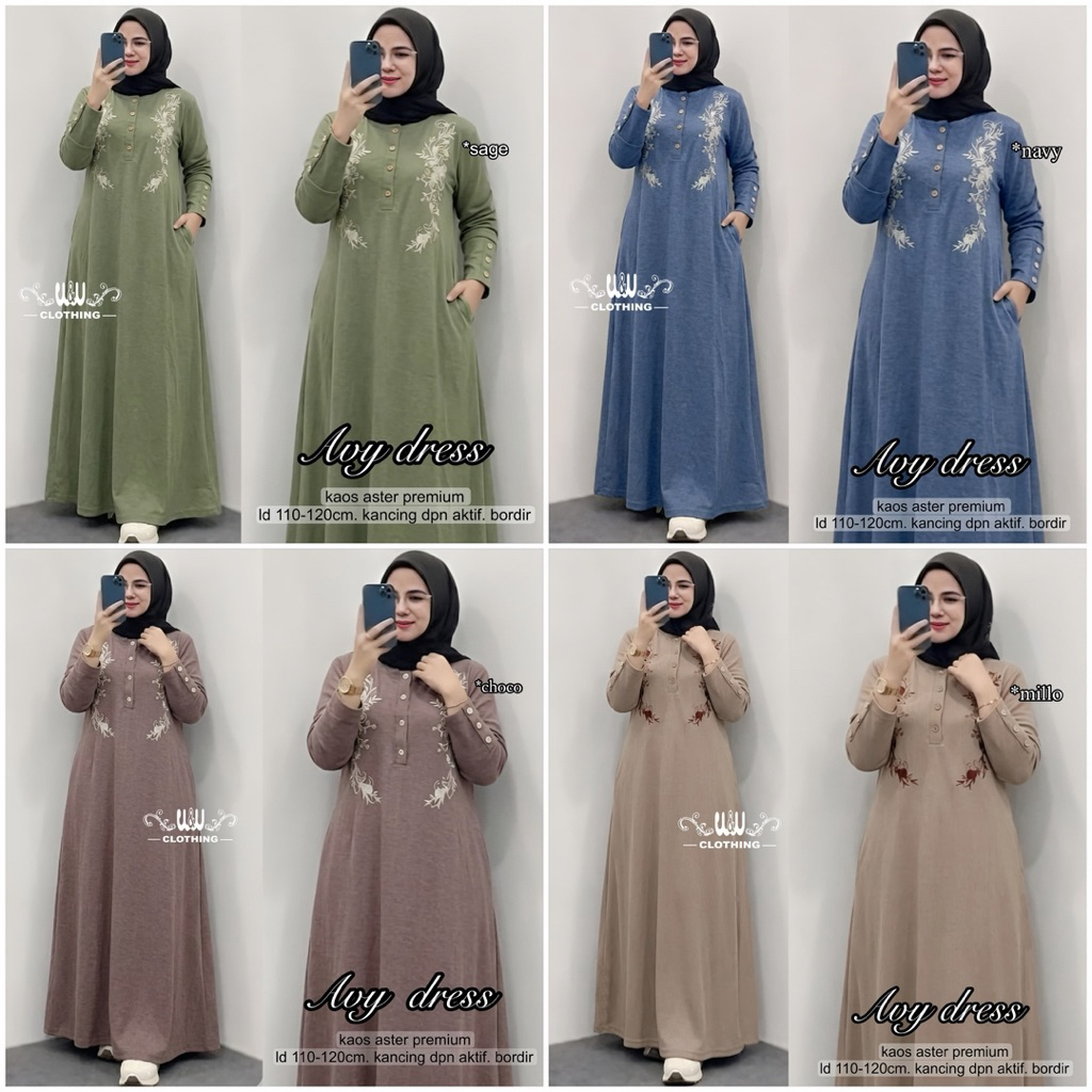 Avy Dress Kaos Aster Premium by WM