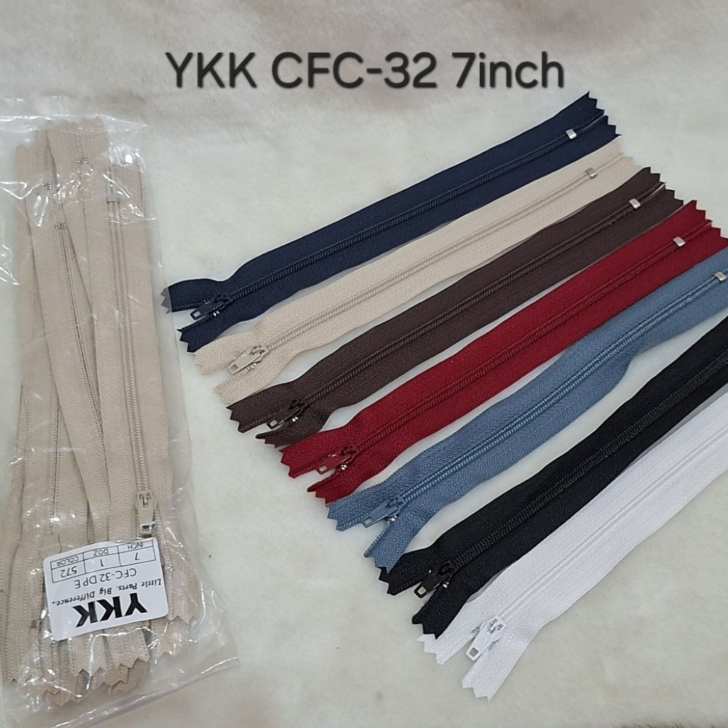 YKK กางเกง 7 นิ้ว ZIPPER / 7 นิ้ว YKK CFC-32 PANTS ZIPPER / YKK COLOR HEAD ZIPPER